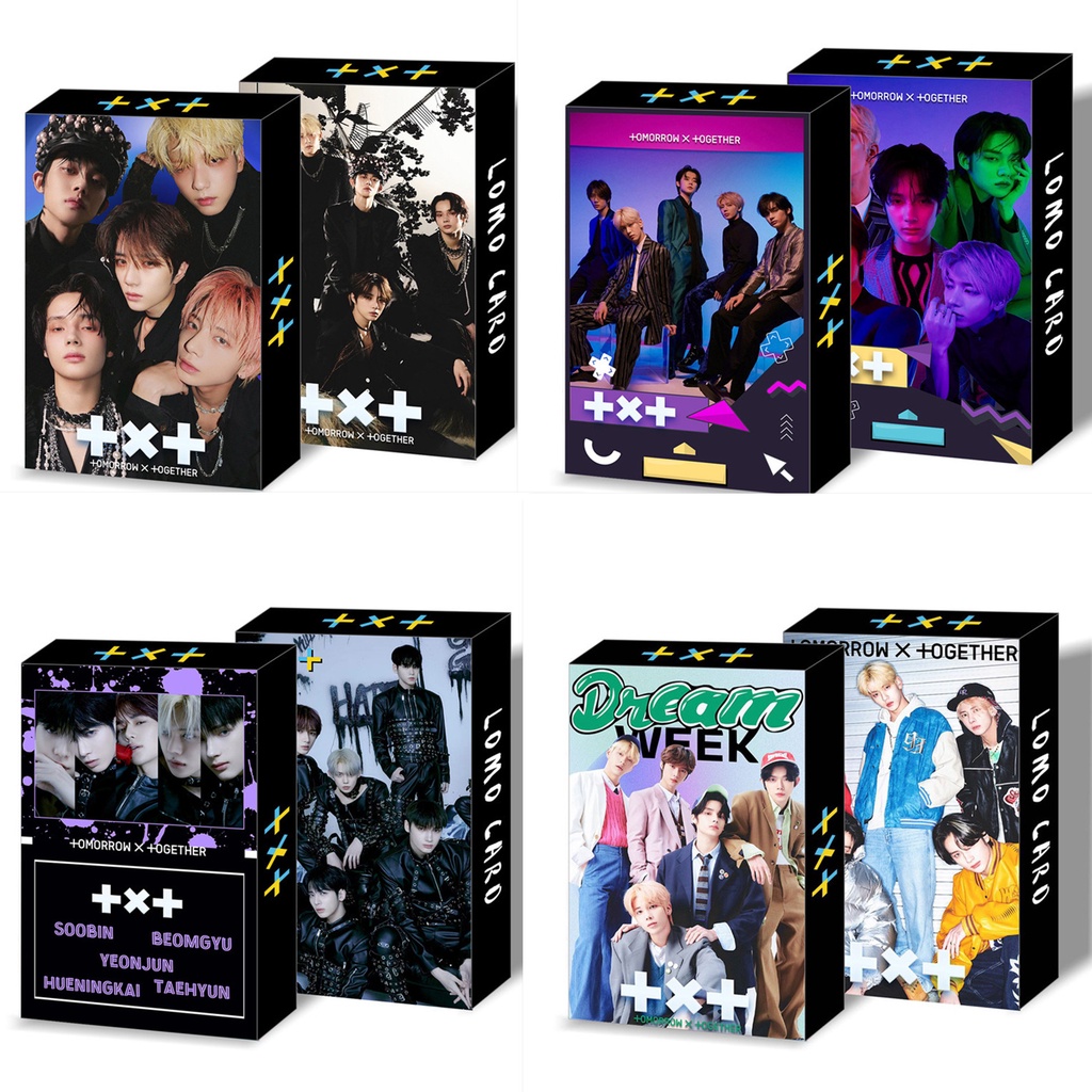 30pcs /box TXT Album ACT: SWEET MIRAGE Photocards Kartu Lomo Tomorrow X Together Kpop Postcards