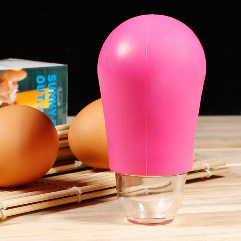 [jewelrybase] Alat Dapur Rumah Silicone Pluck Eggs White Separator Yolk Extractor Divider Butik