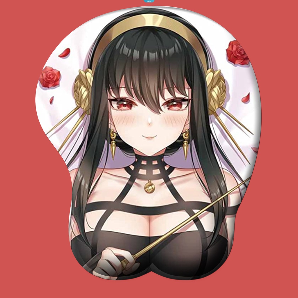 Sexy Genshin Impact Beauty Pelindung Pergelangan Tangan Silikon 3D Pretty Girls Hot Girl Mouse Pad[ZK]