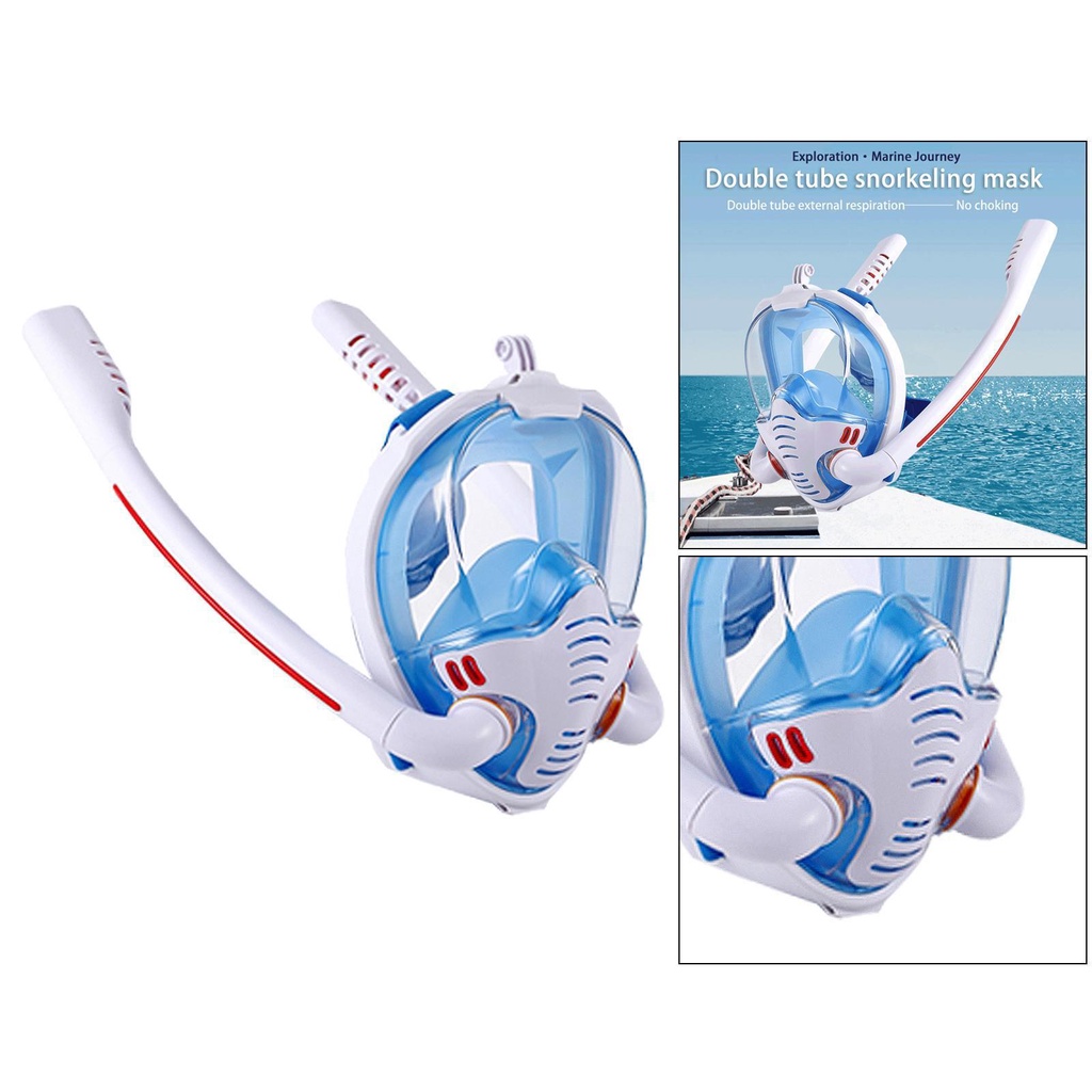 Masker Snorkeling Masker Diving Snorkeling Full Face Dengan 180panoramic