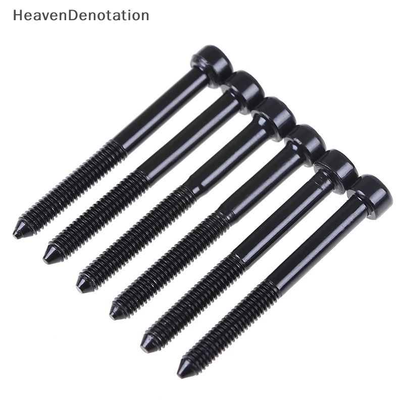 [HeavenDenotation] 6pcs Sekrup hexagon Pengunci Senar bass Gitar Elektrik Untuk Jembatan tremolo HDV