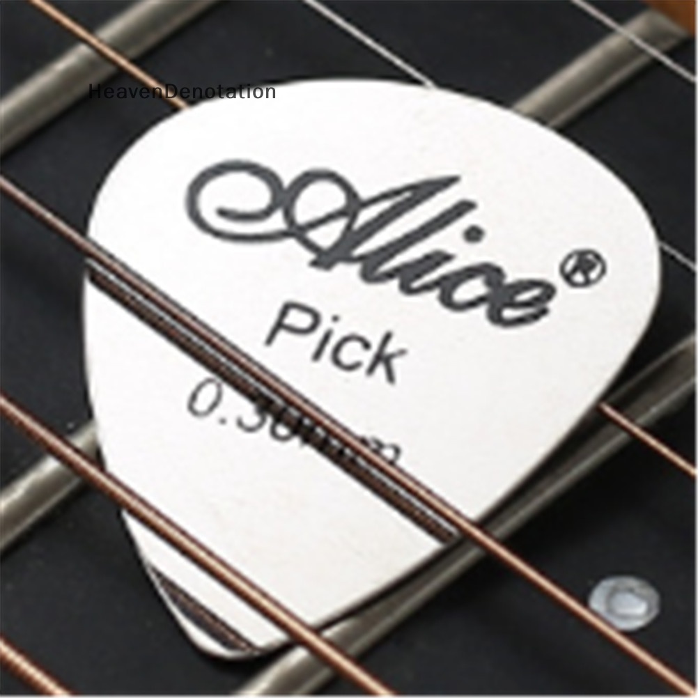 [HeavenDenotation] Pick Gitar Metal 0.3mm Tipis Untuk Pemula Dan Profesional Bass Ukelele Guitar Picks HDV