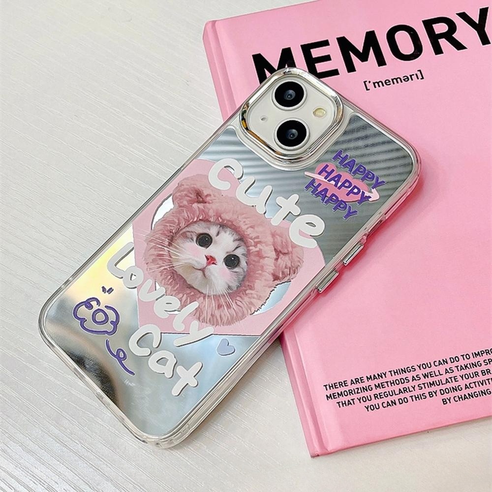 Cocok Untuk Iphone14 Pro Max iPhone Phone Case Permukaan Cermin Kamera Perlindungan Shockproof Kuat Kompatibel Dengan Iphone13 13pro 13prm iPhone 11 7Plus 8Plus Xr XS 12 Pro Max Phone Case