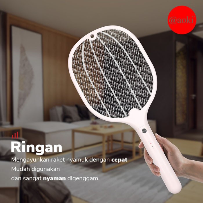 Aoki Raket Nyamuk 2 in 1 Berdiri Gantung Insect Killer AK-890S