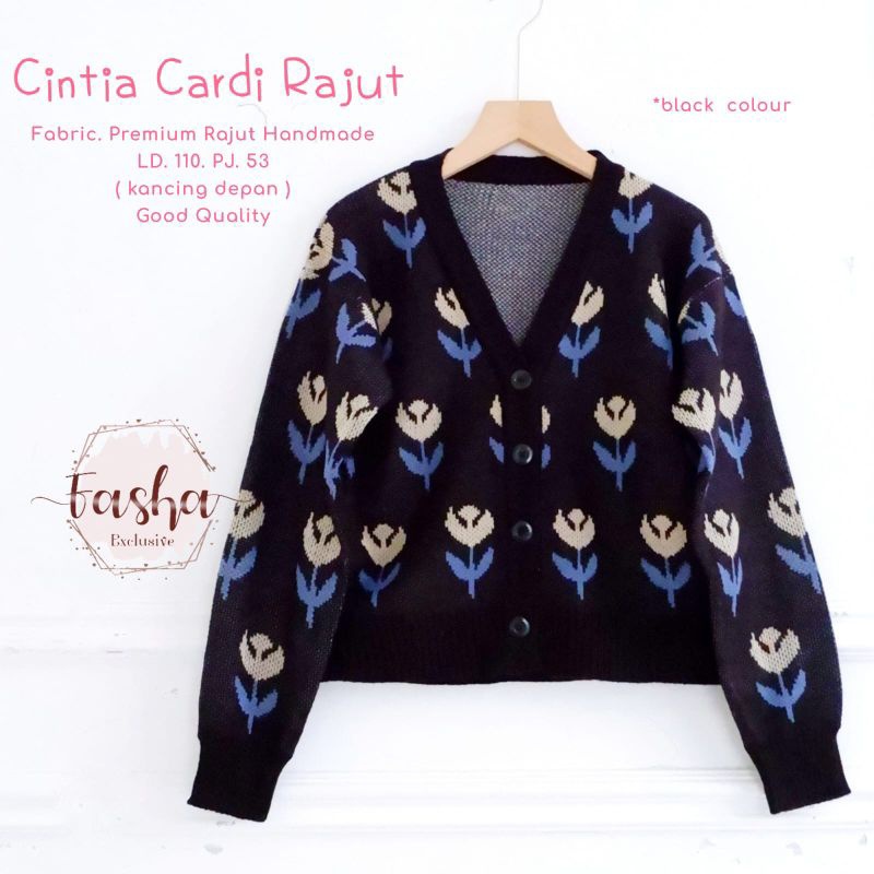 CINTIA CARDI RAJUT ORI FAHSA | Premium Rajut handmade