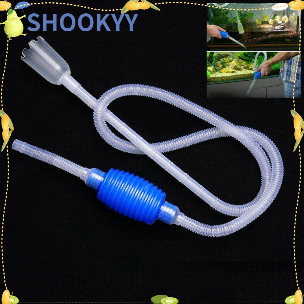 Chookyy Pembersih Aquarium Portable Fish Tank Handheld Siphon Hose