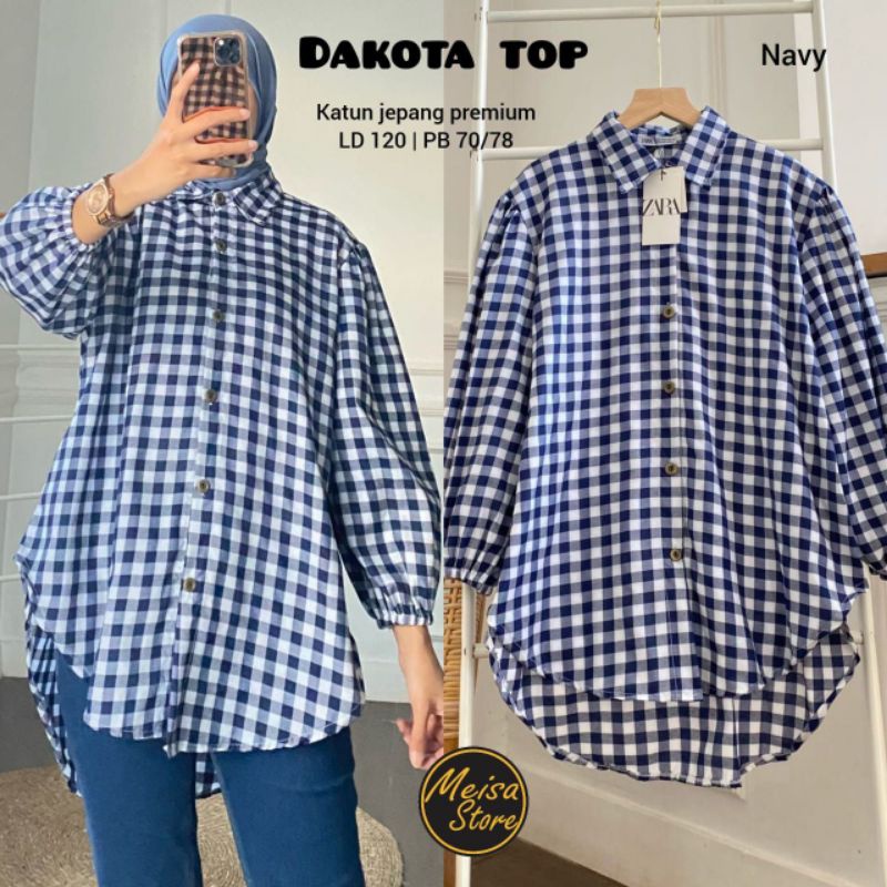 DAKOTA TOP ORI MEISA | Ld120 Katun Jepang Premium