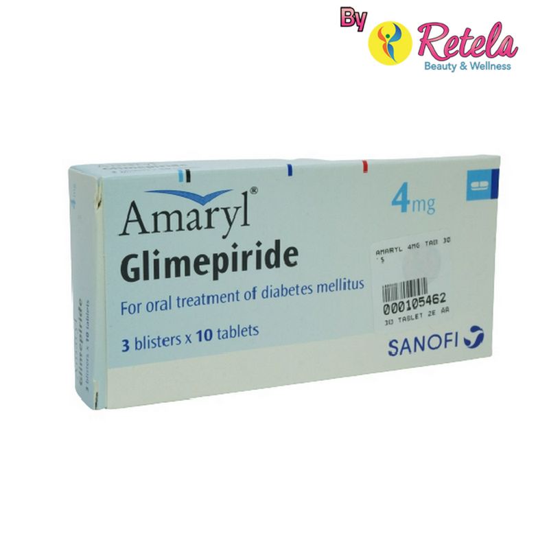 AMARYL 4 MG 1 STRIP 10 TABLET