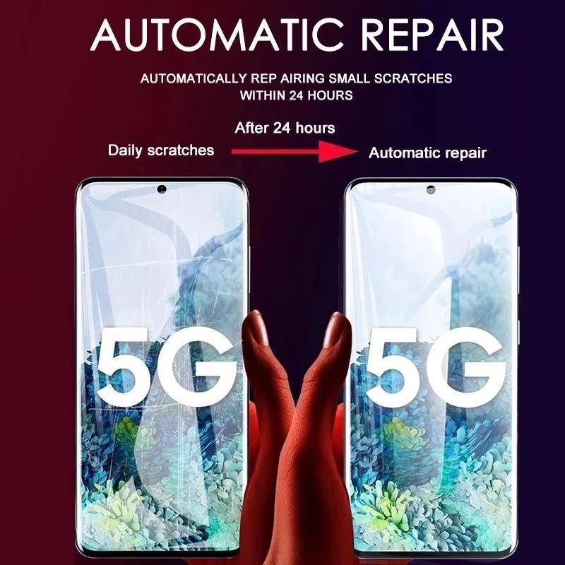 3pcs Full Cover Pelindung Layar Untuk OPPO Find X6 Reno10 Reno8 T 5G Pro Plus Screen Protection Hydrogel Film Untuk OPPO A1 A1x a56s A78 A98 F23 K11x