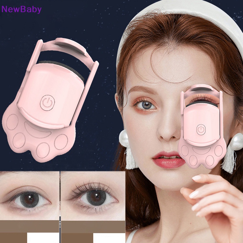 Newbaby Portable Electric Heated Eyelash Curler Comb Alat Penjepit Bulu Mata Lasg Panjang ID