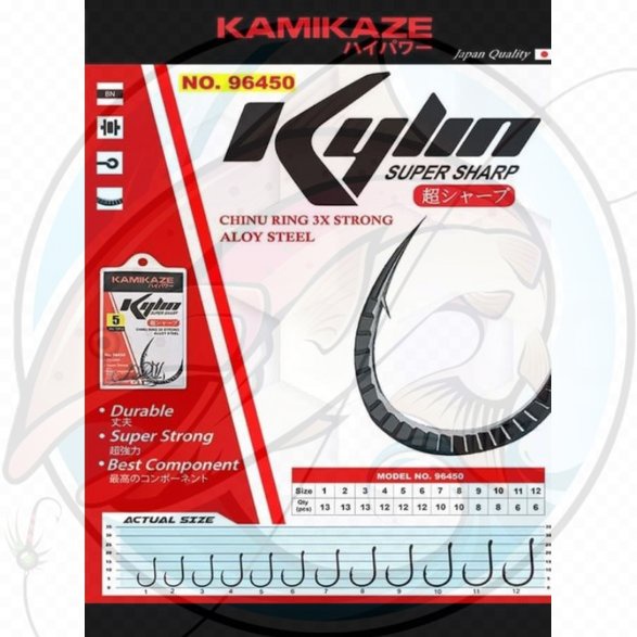 Mata kail pancing KAMIKAZE KYLIN CHINU 96450