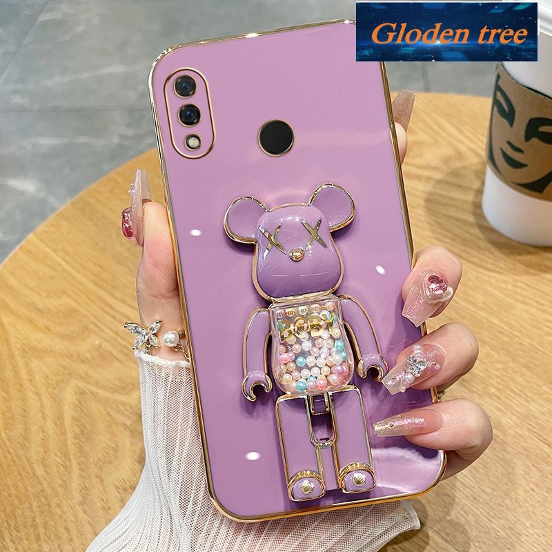 Toserbaloden pohon mustofaasing huawei y7 2019 huawei y9 2019 huawei y7 pro 2019 Casing ponsel 1oftcase kampaslectroplated silikon tahan guncangan anti slip stapelrotector suketmooth suketrote megaproumper desain baru