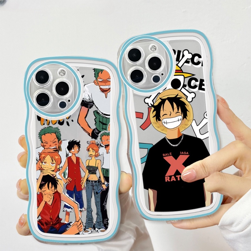 Casing case hp Infinix Hot 11 8 9 10 12 Play 11s NFC 12i Cartoon figure Soft Wavy Phone Case Anime Shockproof Cover