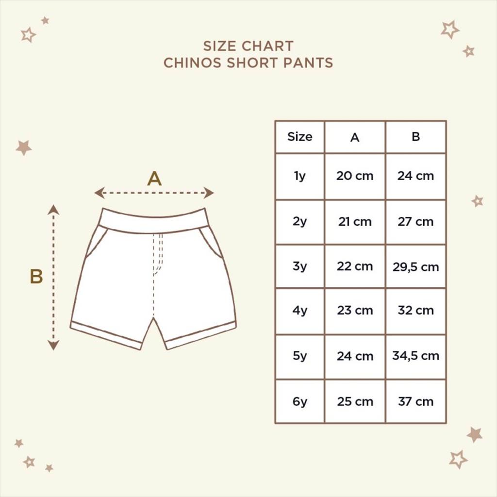 [TOMS] LITTLE PALMERHAUS (1pcs) Chinos Short Pants / Celana Pendek Anak