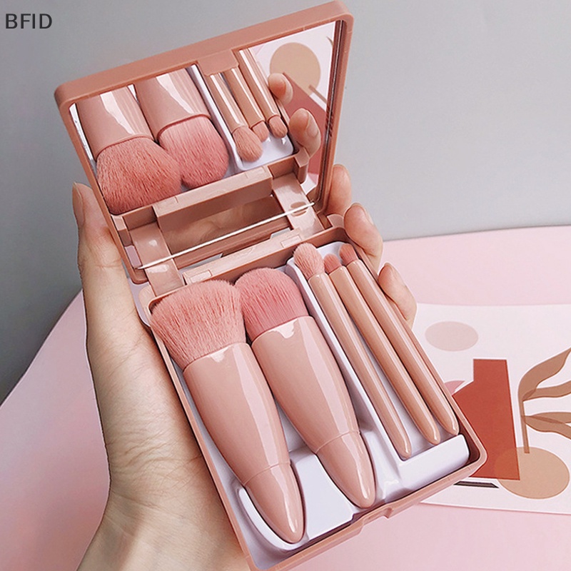 [BFID] 5pcs /Set Kuas Makeup Portable Kuas Foundation Mini Kuas Eyeshadow Set [ID]