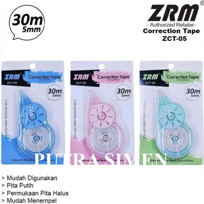 

[ PER LUSIN ] Correction Tape / Tip-X / Label Tarik ZRM