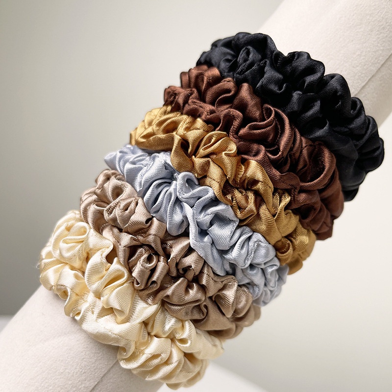 ★ODS★ BD09 Ikat Rambut Ponytail Scrunchie Kain Satin Sutra/Tali Rambut