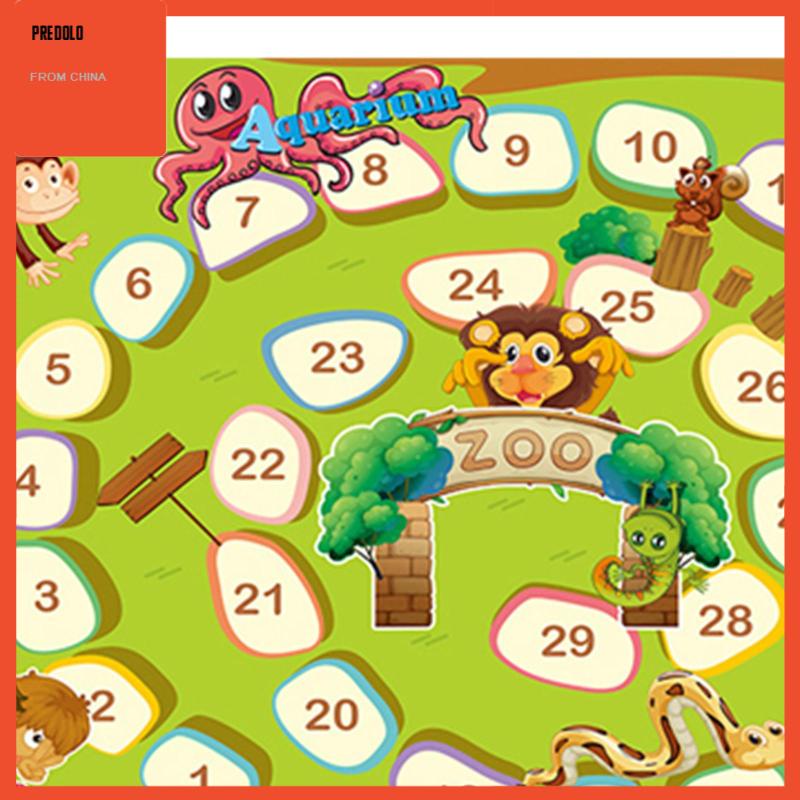 [Predolo] Number Hopscotch Sticker Removable Number Footprint Untuk Gym Ground Classroom