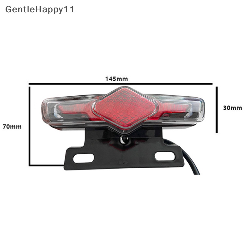 Gentlehappy 12V/36V-60V Lampu Belakang Sepeda Listrik Ebike Turn Signal Light Rear Rack Lamps id