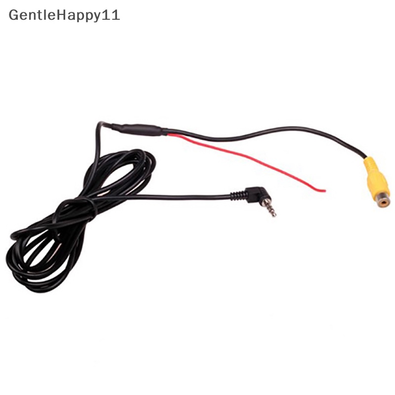 Gentlehappy 1Pc Kabel RCA Ke 2.5mm AV IN Converter Untuk Kamera Parkir Mundur Tampilan Belakang Mobil id