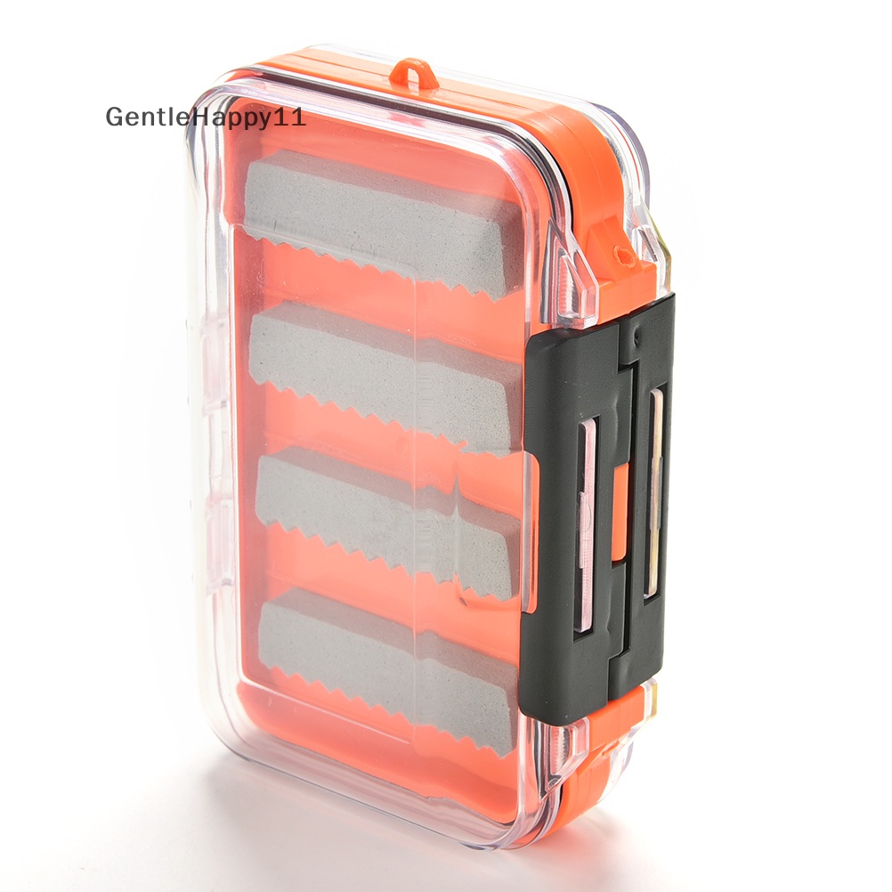 Gentlehappy Double Side Waterproof Pocket Fly Fishing Box Slid Foam Insert Tahan 170fly id