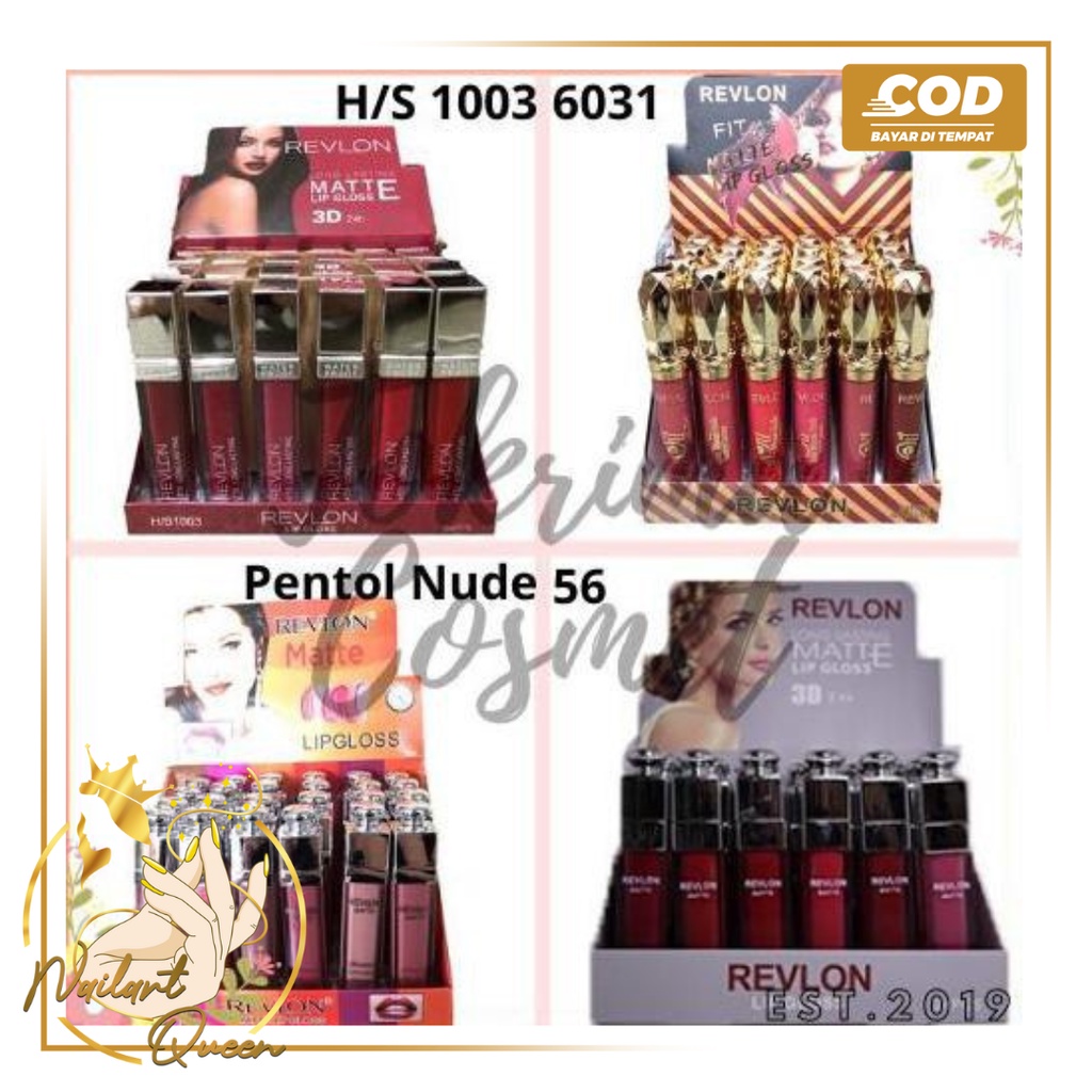 Promo ecer Lipcream / Lipgloss Revlon 3D Matte Pentol