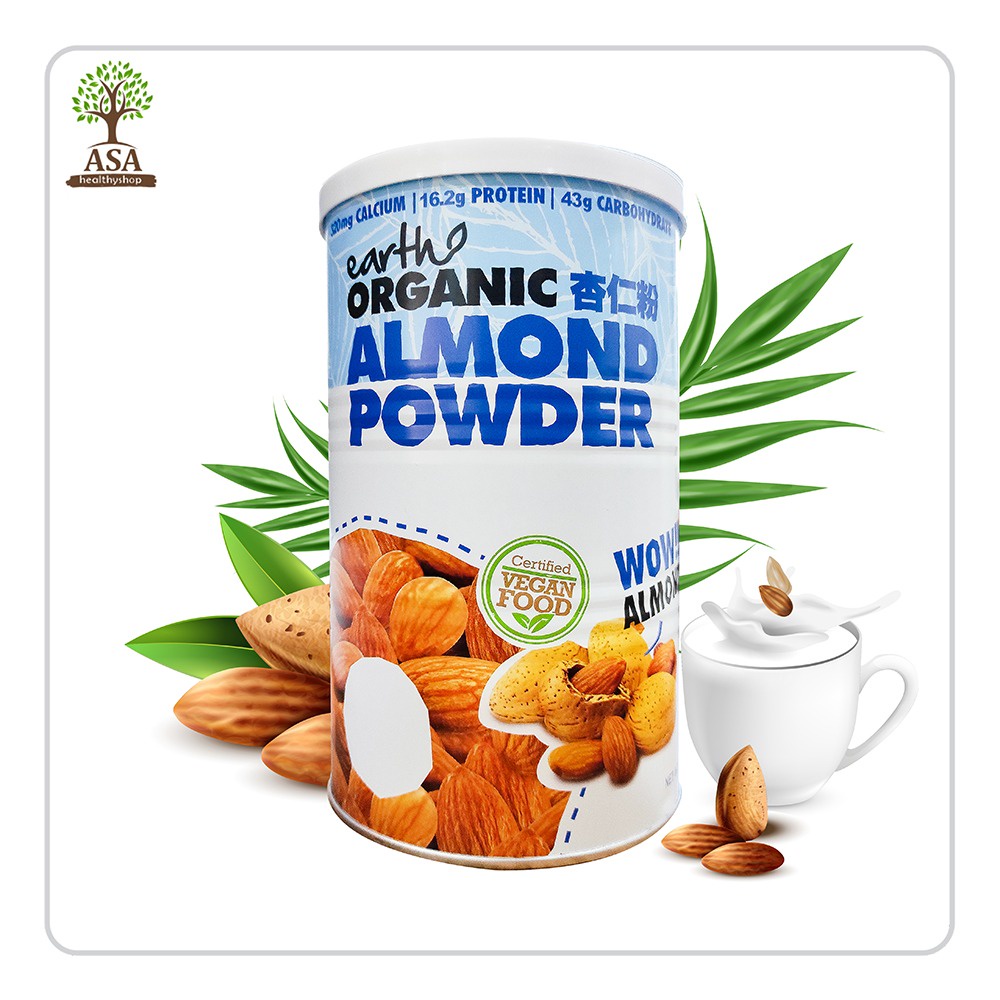 Earth Living Organic Almond Powder 500 gram