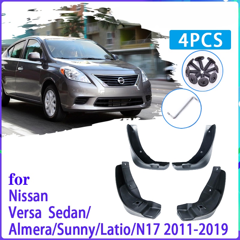 Flaps Lumpur Mobil Untuk Nissan Versa Sedan Latio Sunny Almera N17 2011~2019 Mudguard Splash Guards Fender Mudflaps Aksesoris Mobil