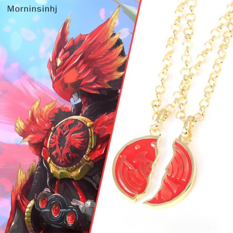 Mornin Kamen Rider ooo anku Cosplay Kalung Kreatif Perhiasan Pasangan Koin Pecah Liontin Kalung Hadiah id