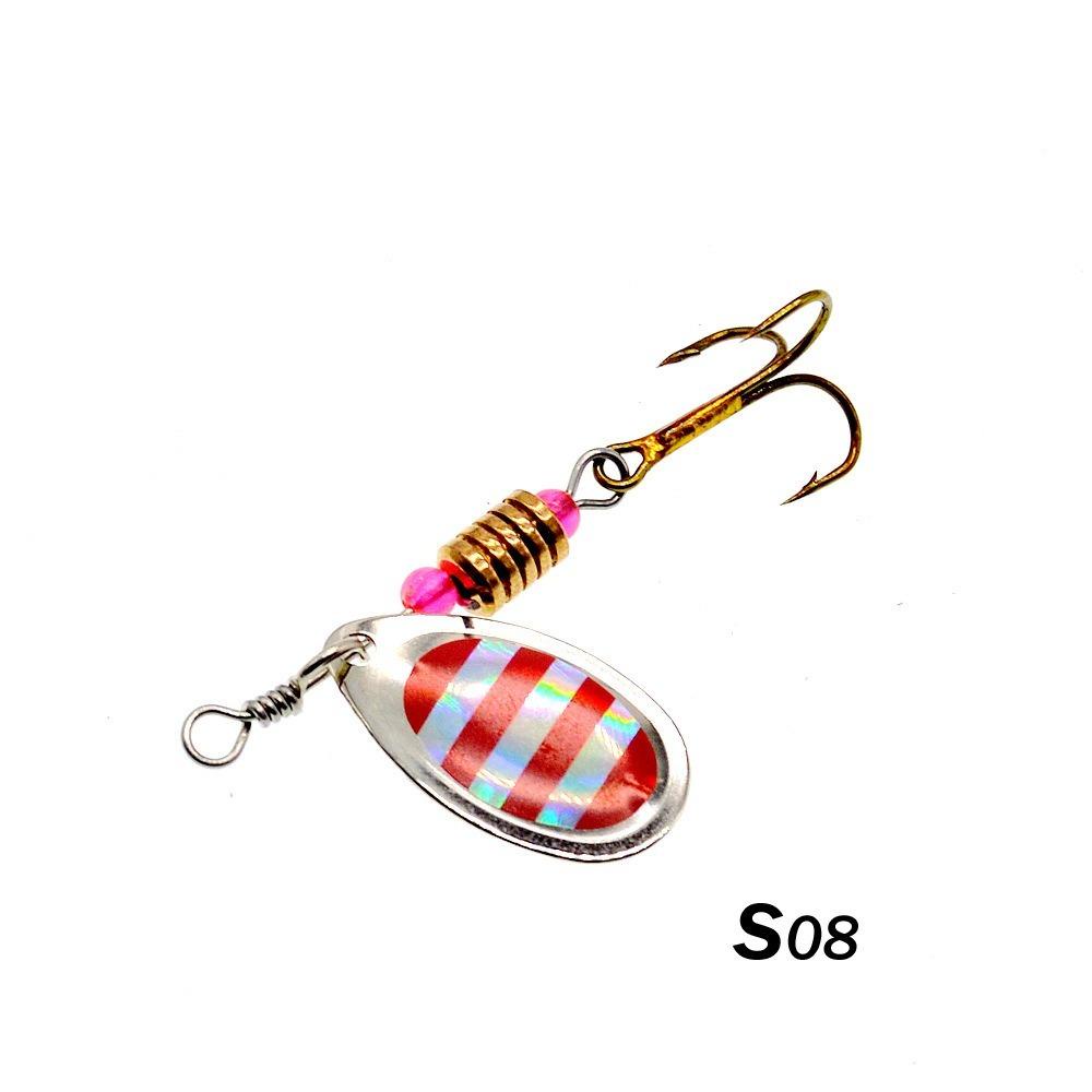 AUGUSTINA Agustinina Memancing Sendok Logam Lure Carp Tengger Sequin Fishing Spinners Mini Keras 3.5g Metal Spinning Lures Tenggelam Umpan Pancing Untuk Memancing Air Asin