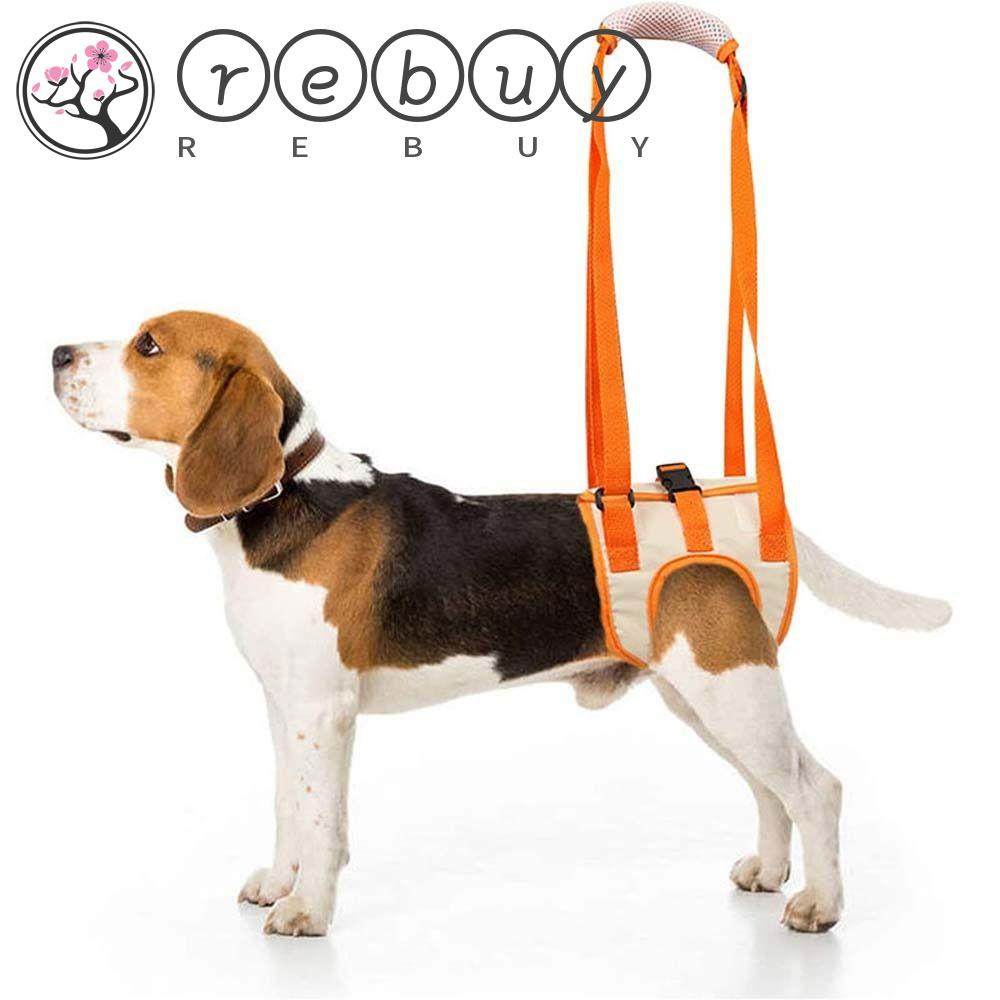 REBUY Rebuy Dog Support Harness With Handle Adjustable Untuk Cedera Sendi Lama Anjing Punggung Kaki Dukungan Pinggul Anjing Angkat Harness Berjalan Berdiri Pet Recovery Vest