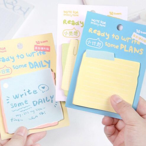 [MIDORI] 30Lembar READY TO WRITE SOME IDEAS Memo Pad Note Paper Notepad - C0040