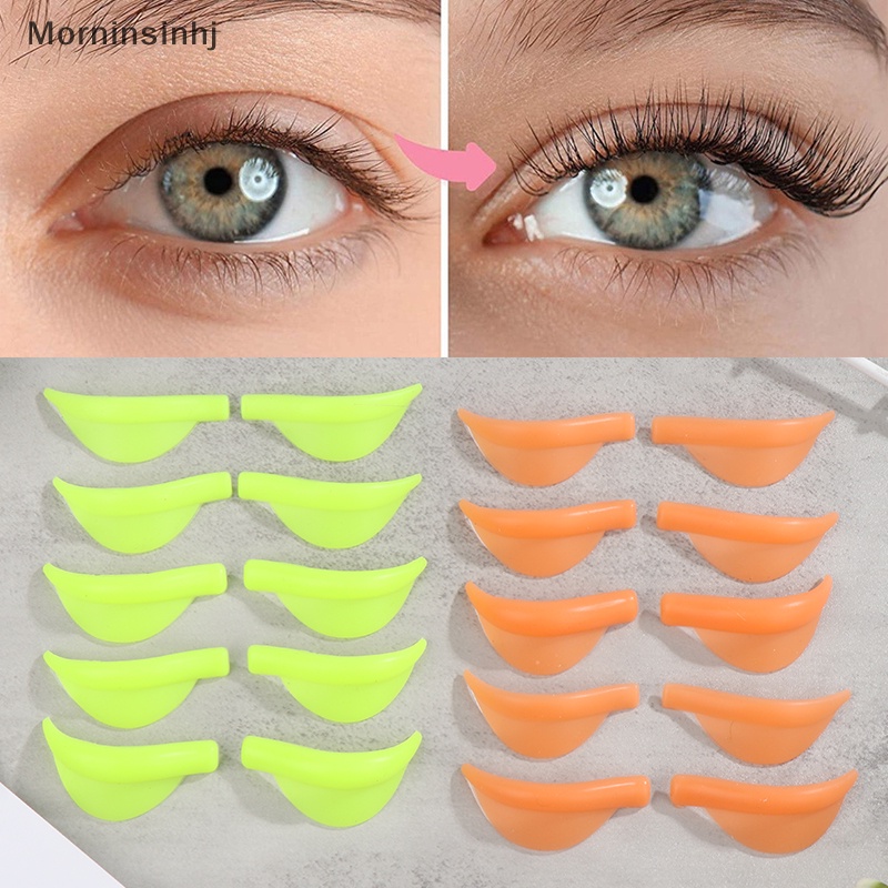 Mornin 5pasang /Pack Silicone Eyelash Perm Pad Daur Ulang Bulu Mata Batang Penjepit Bulu Mata id