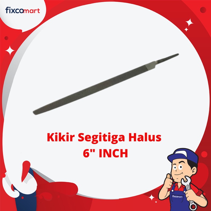 TEKIRO KIKIR SEGITIGA HALUS 6 INCH /KIKIR SEGITIGA HALUS 6&quot;