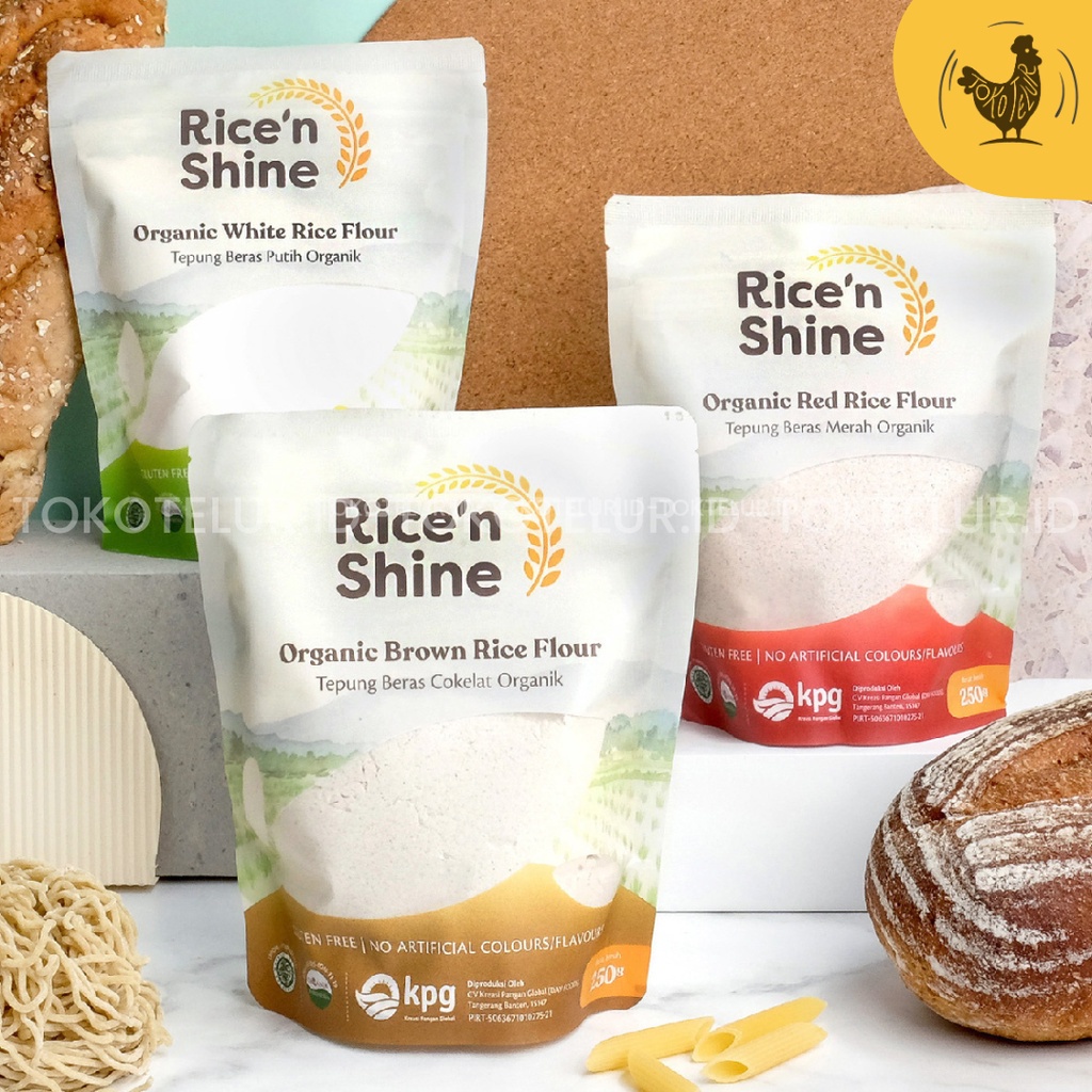 RICE n SHINE - Tepung Beras Organik | Cocok untuk MPASI - GLUTEN FREE