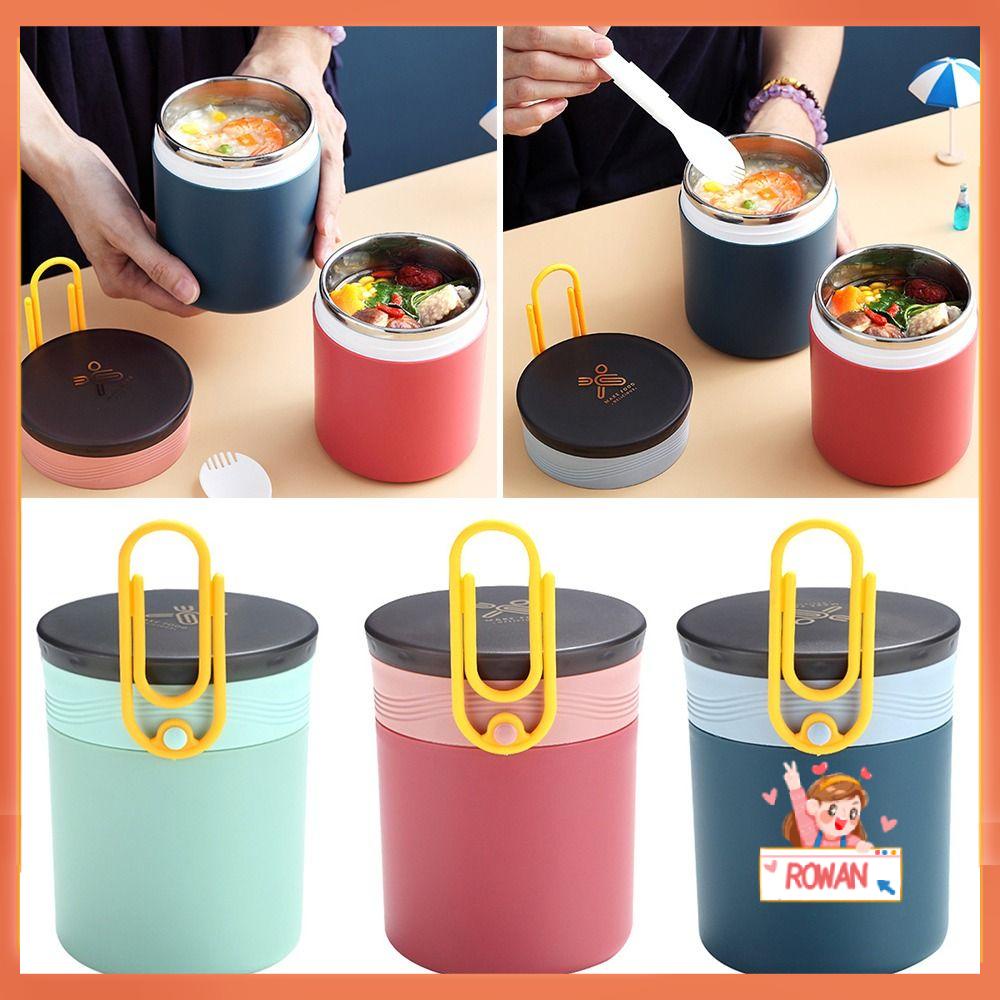 R-FLOWER Lunch Box Kotak Bubur Camping Piknik Microwavable Untuk Siswa Pekerja Kantor Wadah Makanan