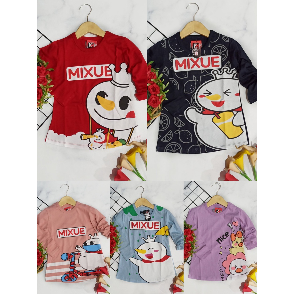 KAOS LENGAN PANJANG KINDLE KIDS