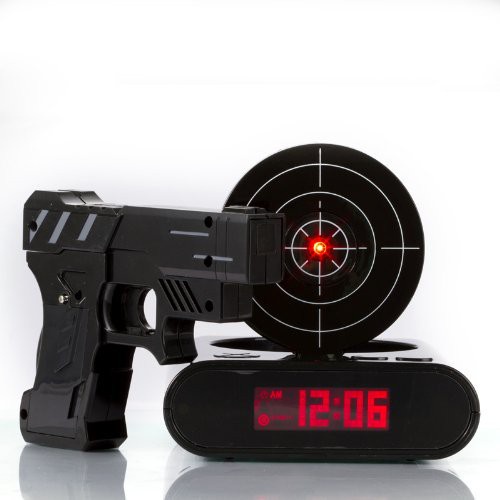 Gun Alarm Clock