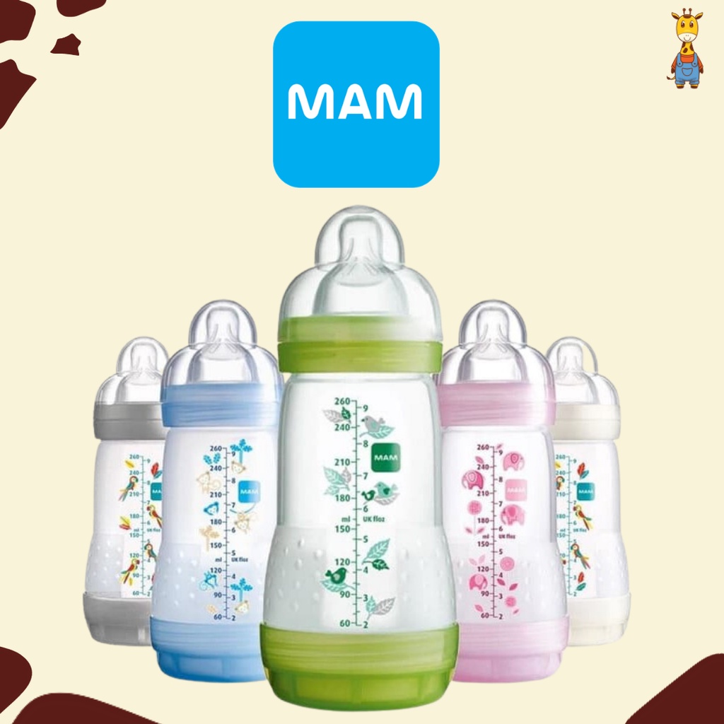 MAM Anti-Colic 260ml 3pcs Pack - Botol Bayi