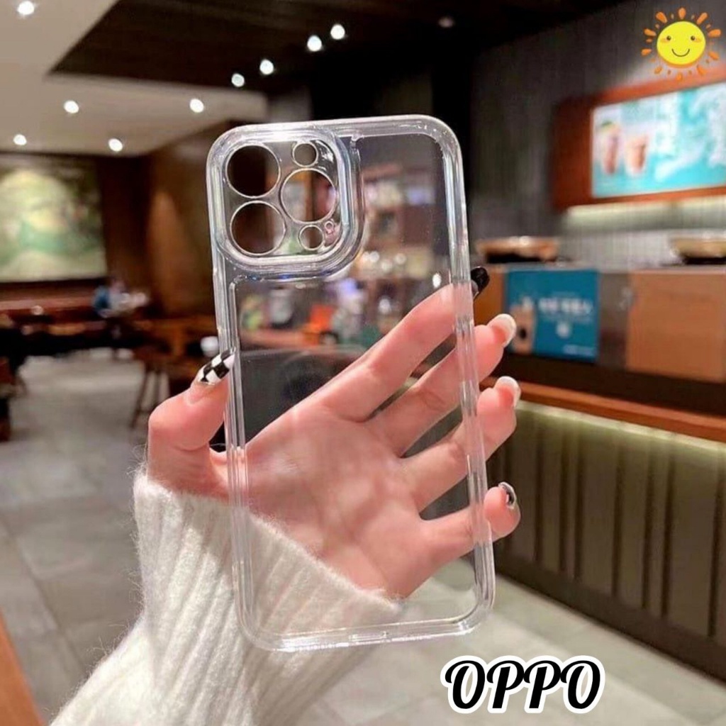 SOFTCASE BENING FULL COVER TYPE OPPO A3S/C1 A15/A15S A16 A17 A17K A57 5G CLEAR CASE TRANSPARAN CASING HP CAMERA PROTECTOR