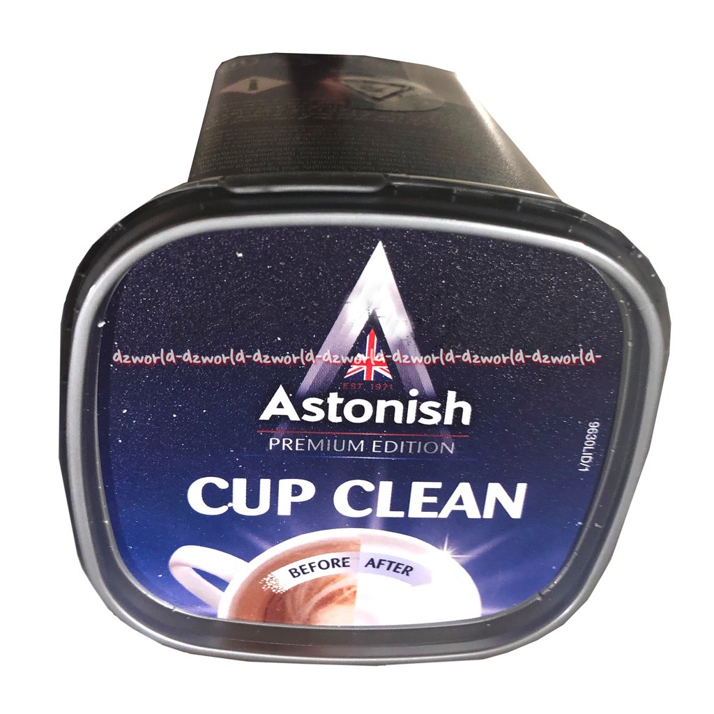 Astonish Cup &amp; Revive 350gr Sabun Cuci Piring Gelas Bubuk Pembersih Penghilang Noda Hitam Coklat Teh Kopi di Piring Gelas Alat Makan Astonis Cups Cleans Cleaner Powder