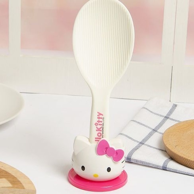 Sendok Nasi  Non-stick Beras Sekop Plastik  Karakter Helo Kitty Cute