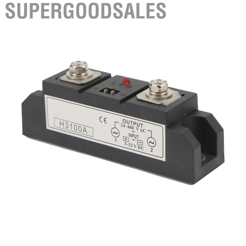 Supergoodsales State Relay Industrial  SSR DC3‑32V Input AC24‑480 AC Output