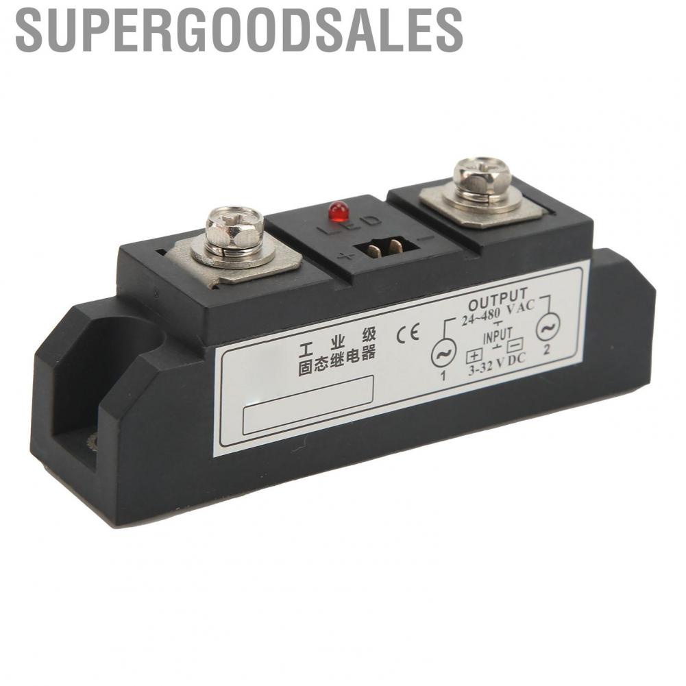 Supergoodsales State Relay Industrial SSR With  Indication 24‑480V AC Output