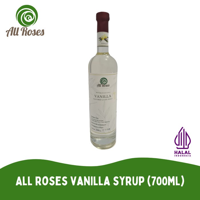 

All Roses Vanilla Syrup 700ml - Sirup rasa Vanila