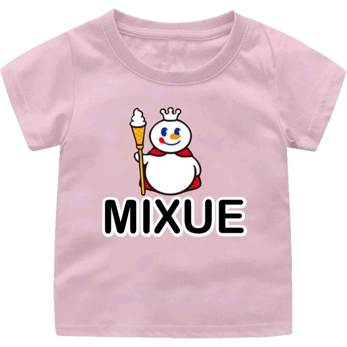 KAOS ANAK UNISEX USIA 2-15TH COTTON DISTRO MIXUE KAOS  OBLONG ANAK