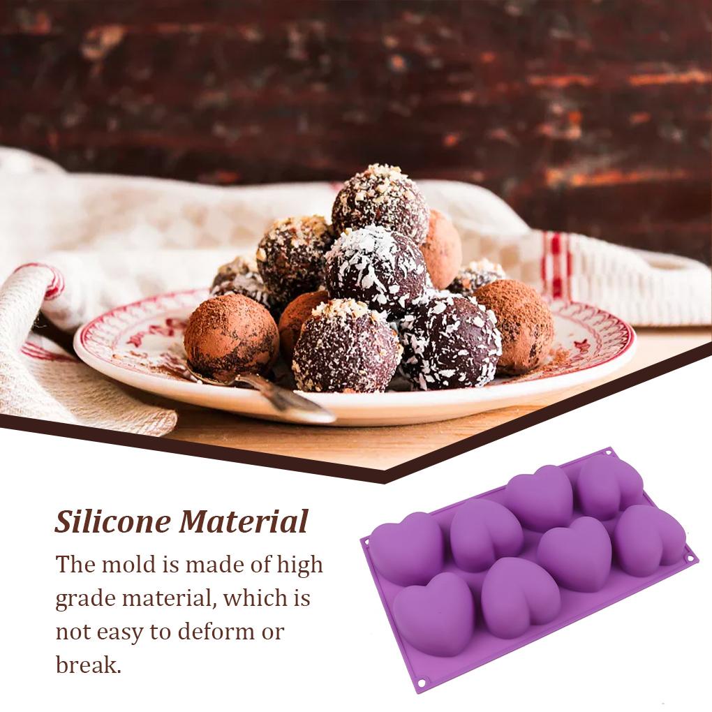 Cetakan Kue Silikon Alat Pemodelan Kue Kering DIY Jelly Multi-slot Alat Dekorasi Kue Cetakan Coklat Untuk Rumah Bakery Menggunakan