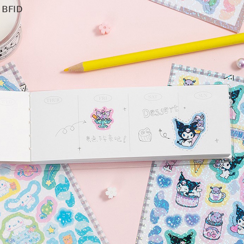 [BFID] Stiker Imut Cinnamoroll Kuromi My Melody Sticker Untuk Laptop Phone Case Girls My Melody Anime Stiker Mainan Anak [ID]