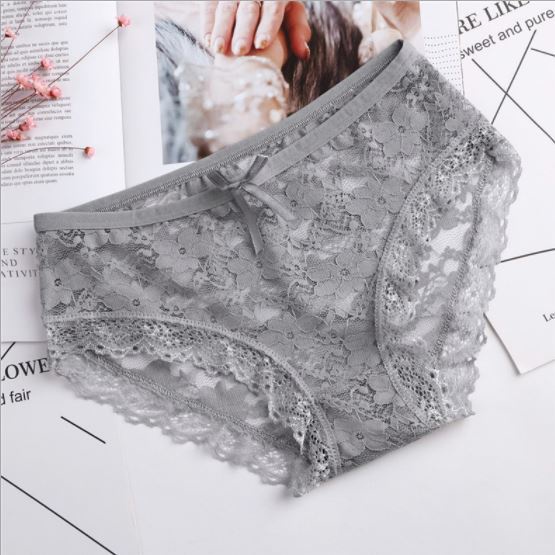 Zamzam CD036 CD WOMEN BUNGA PANTIES WANITA CELANA DALAM PAKAIAN PANTY SEXY IMPORT LACE FLOWER