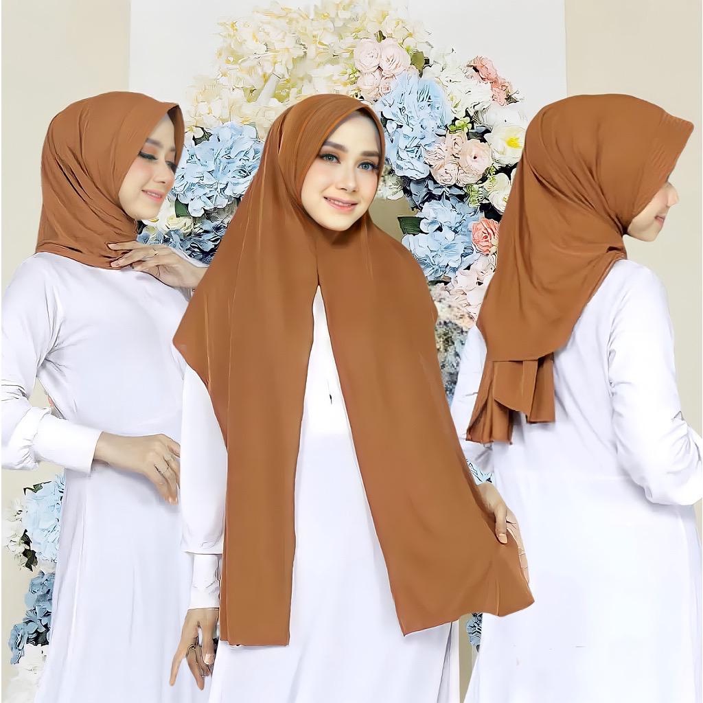Hijab Instan Pashmina oval PET|| Pashmina Oval Antem 180 x 75